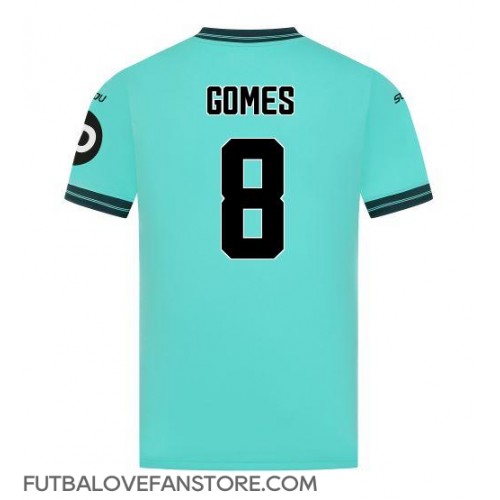 Wolves Joao Gomes #8 Vonkajší futbalový dres 2025-26 Krátky Rukáv Wolves Joao Gomes #8 Vonkajší futbalový dres 2025-26 Krátky Rukáv